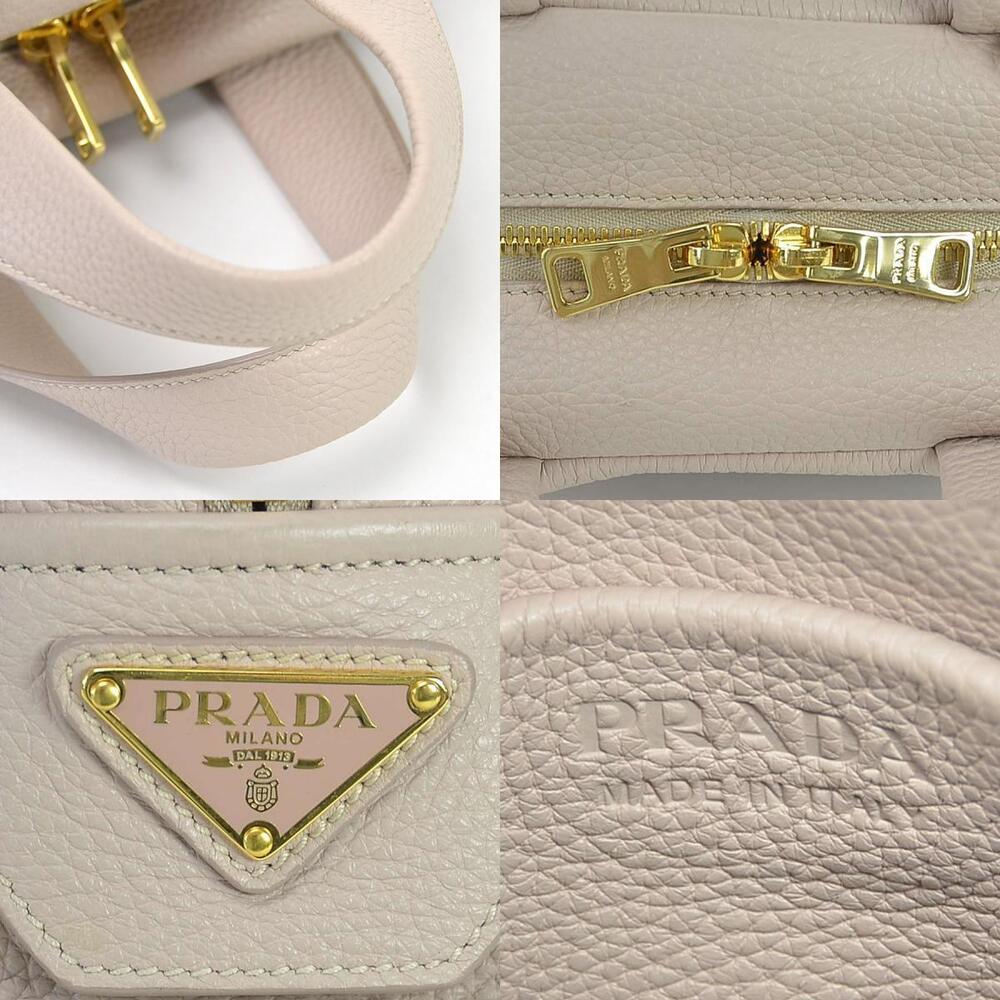Prada NINFEA leather shoulder bag pink - Picture 4 of 4